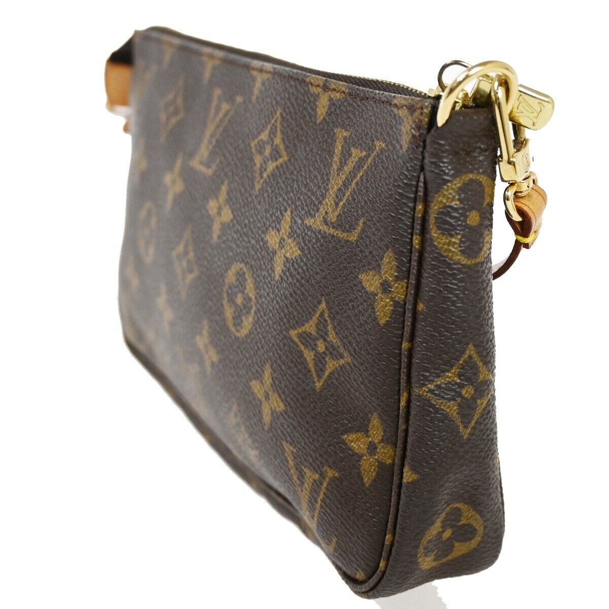 Louis Vuitton Pochette accessoires Brown Canvas Clutch Bag