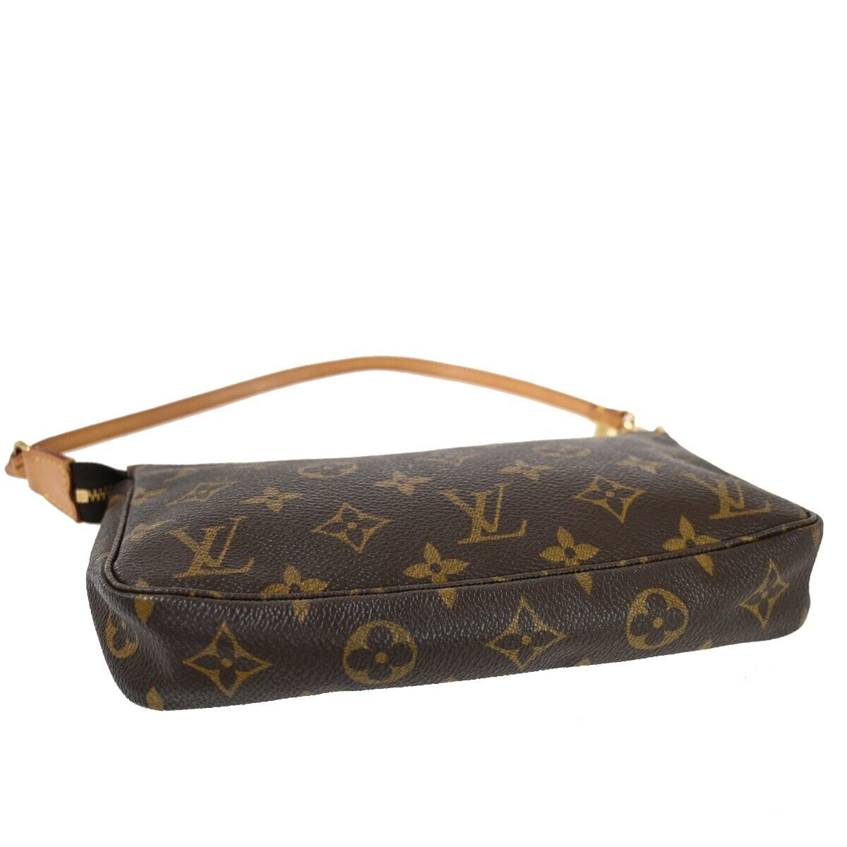 Louis Vuitton Pochette accessoires Brown Canvas Clutch Bag