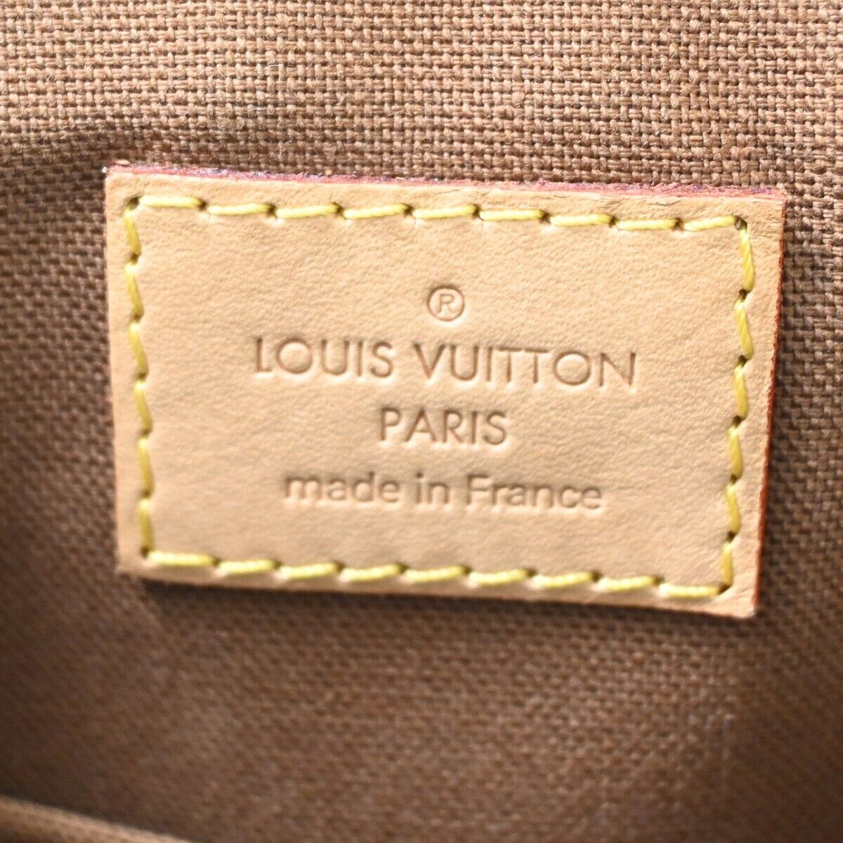 Louis Vuitton Tivoli Brown Canvas Hand Bag