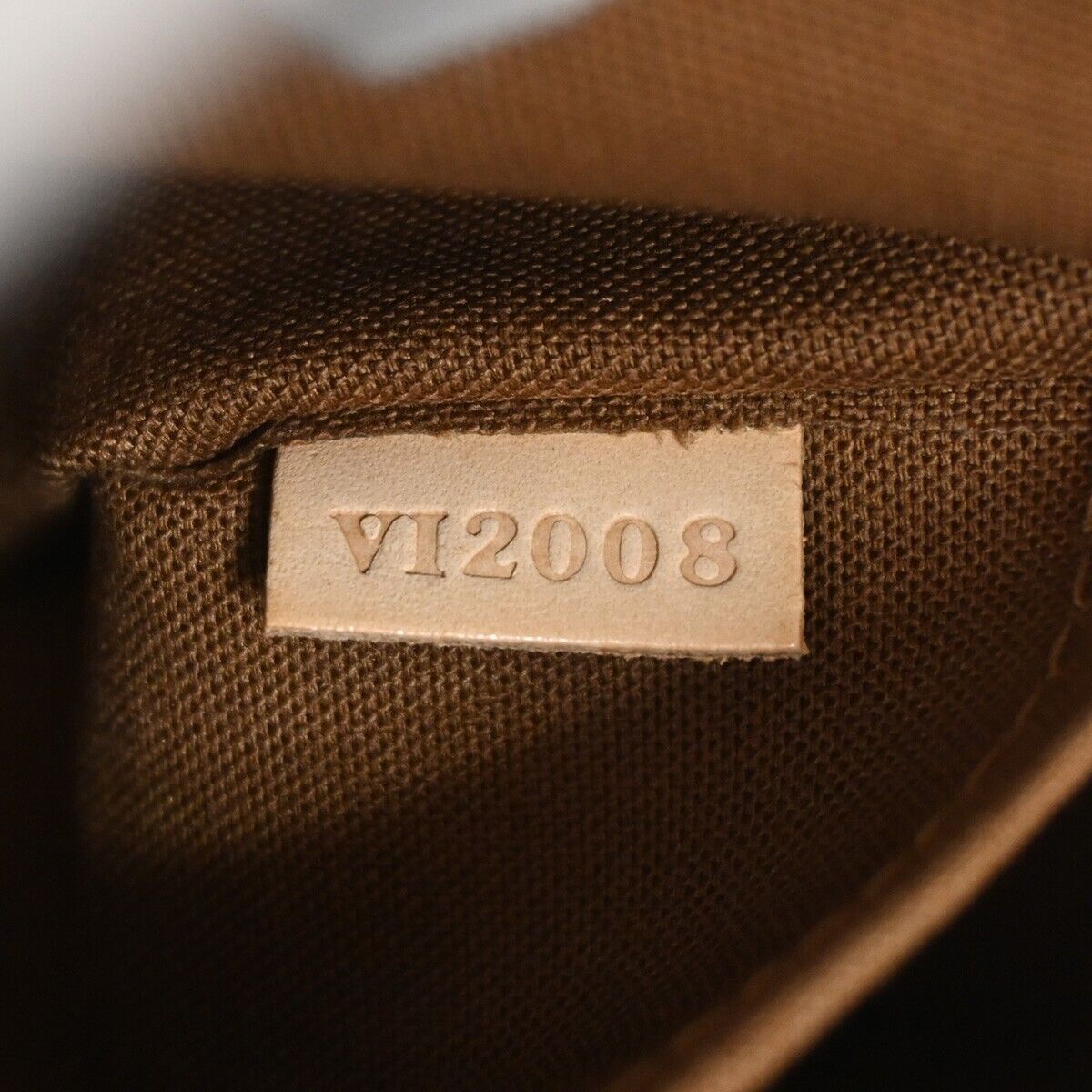 Louis Vuitton Tivoli Brown Canvas Hand Bag