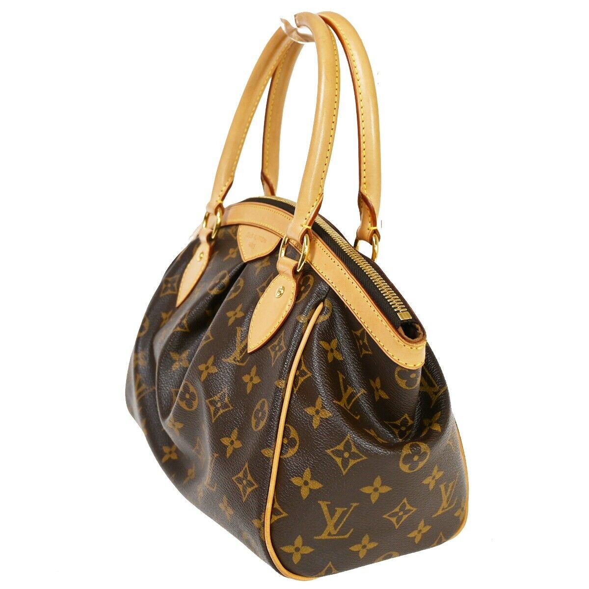 Louis Vuitton Tivoli Brown Canvas Hand Bag