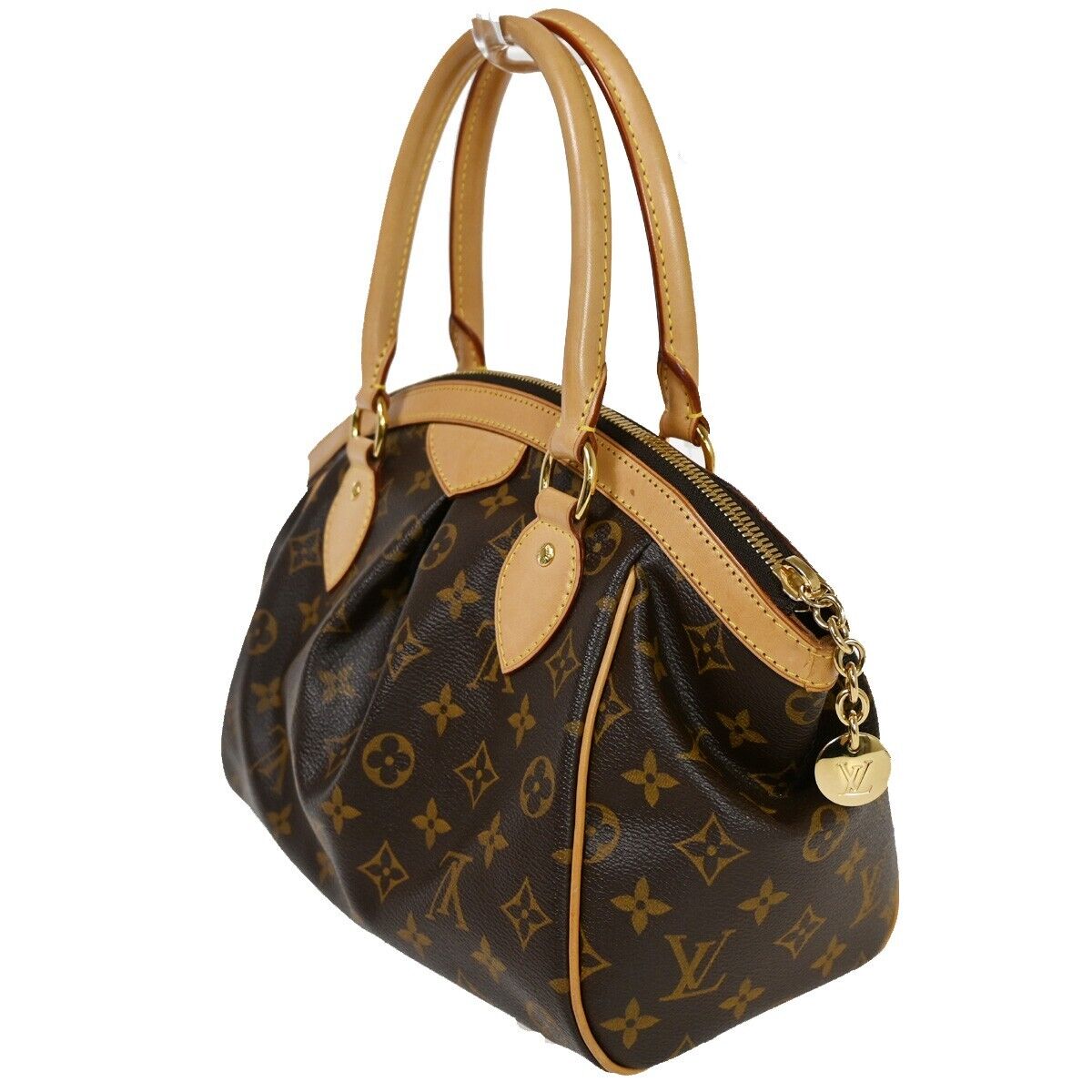 Louis Vuitton Tivoli Brown Canvas Hand Bag