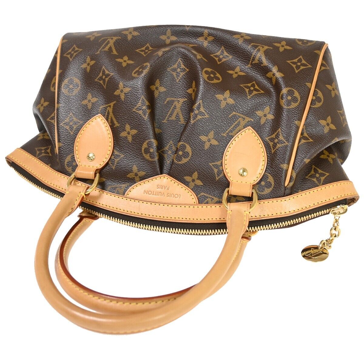 Louis Vuitton Tivoli Brown Canvas Hand Bag