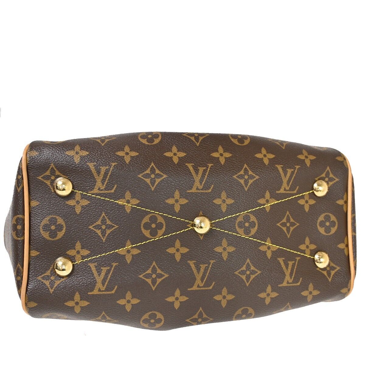 Louis Vuitton Tivoli Brown Canvas Hand Bag