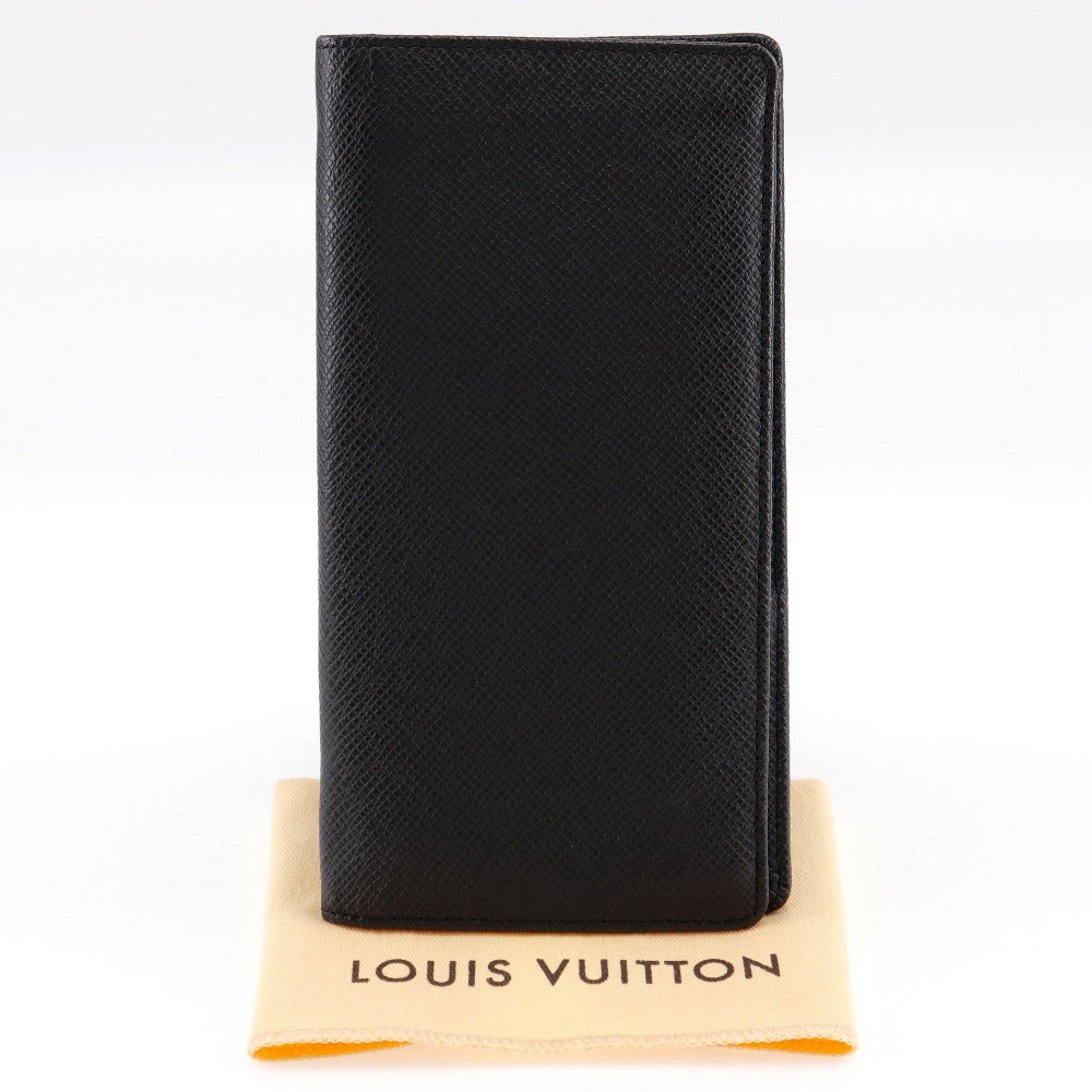 Louis Vuitton Brazza Navy Leather Wallet Accessories