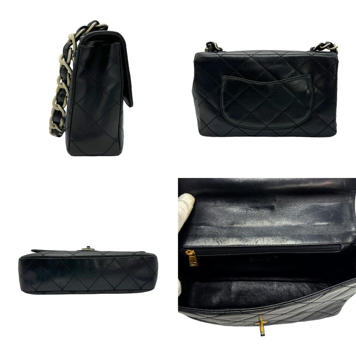 Chanel Timeless Black Leather Shoulder Bag