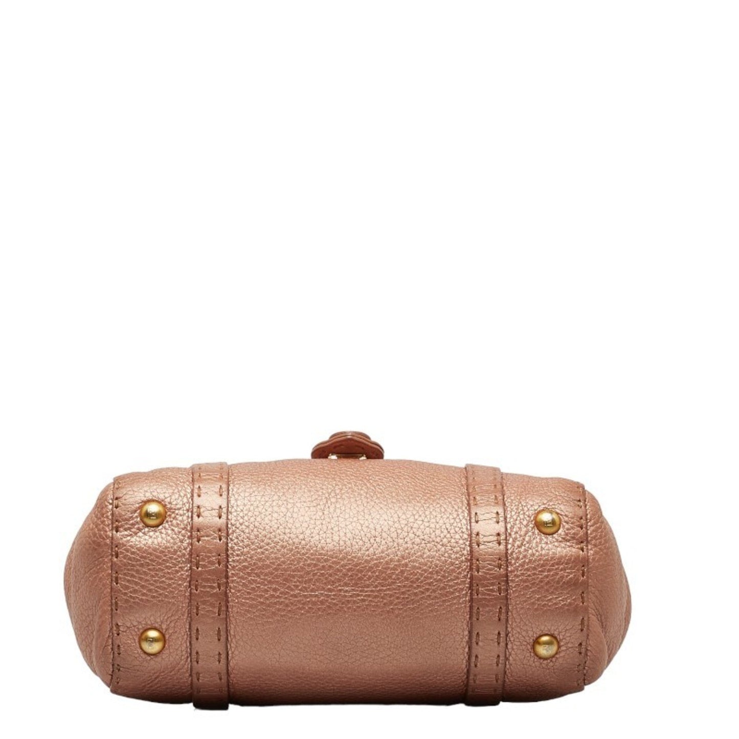 Fendi Selleria Pink Leather Hand Bag