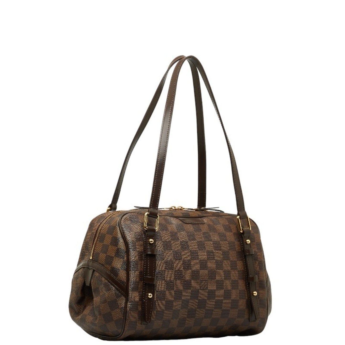 Louis Vuitton Rivington Brown Canvas Shoulder Bag