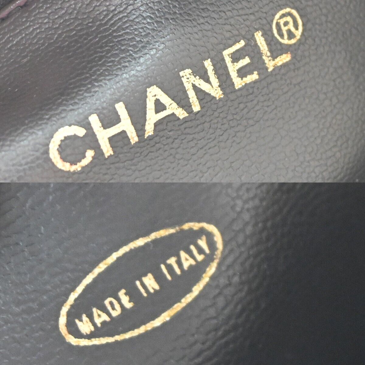 Chanel Logo CC Black Leather Shoulder Bag