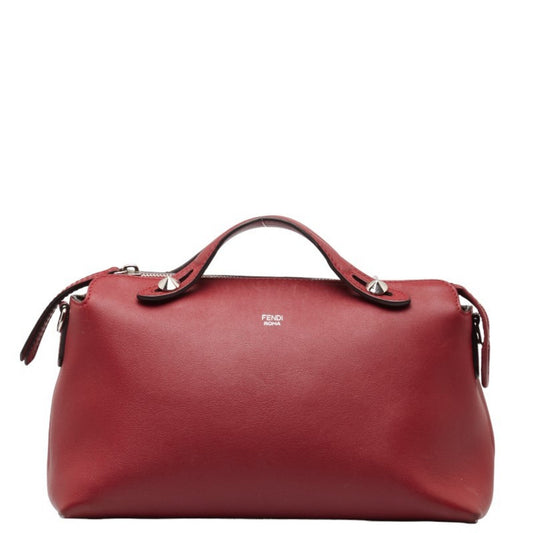 Fendi By the way Medium Burgundy Leather Hand Bag