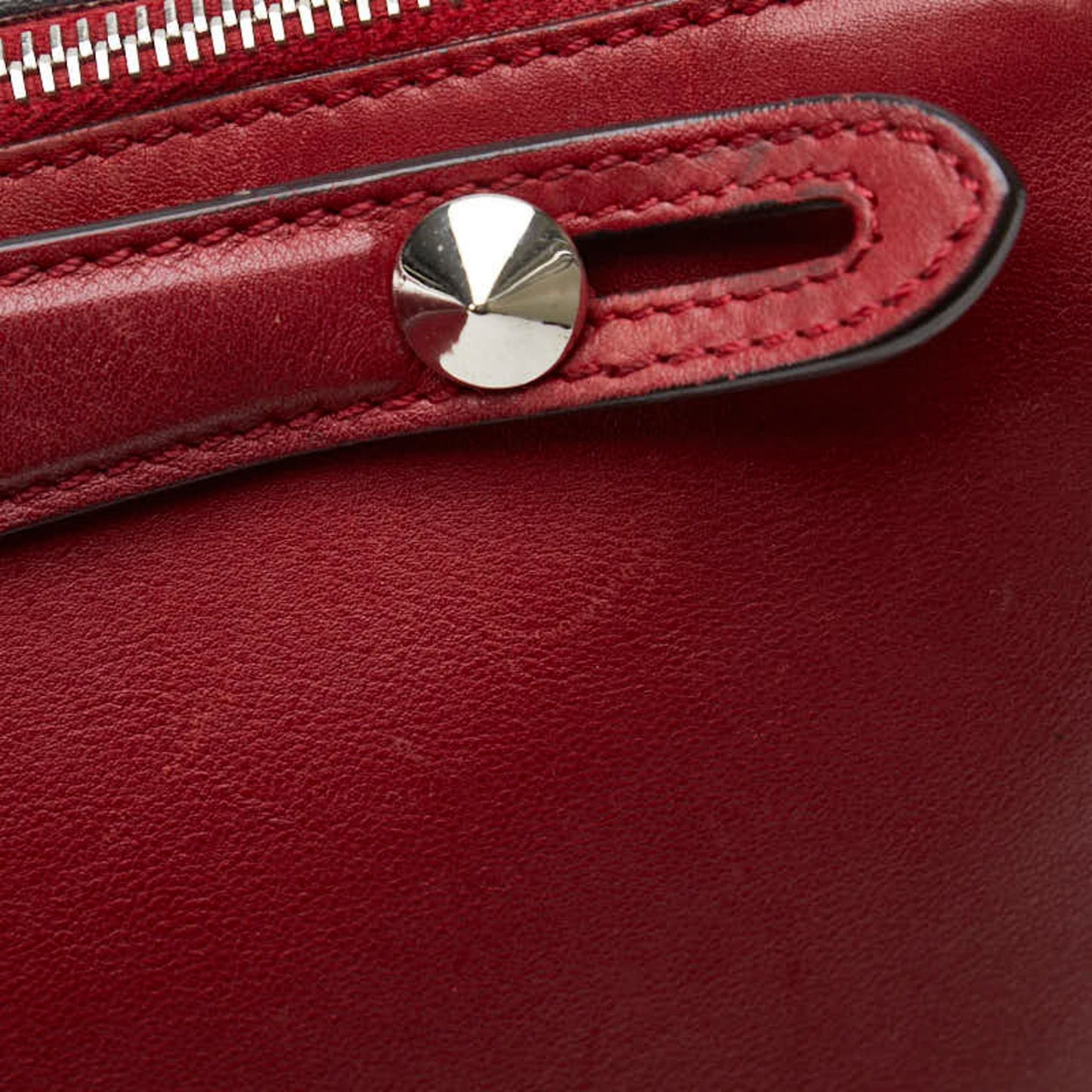 Fendi By the way Medium Burgundy Leather Hand Bag