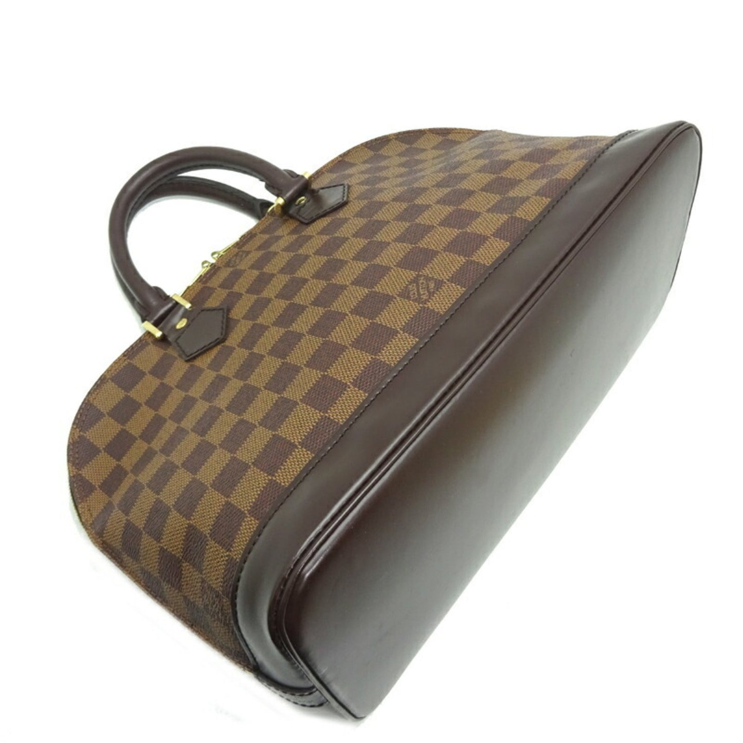 Louis Vuitton Alma Brown Canvas Hand Bag