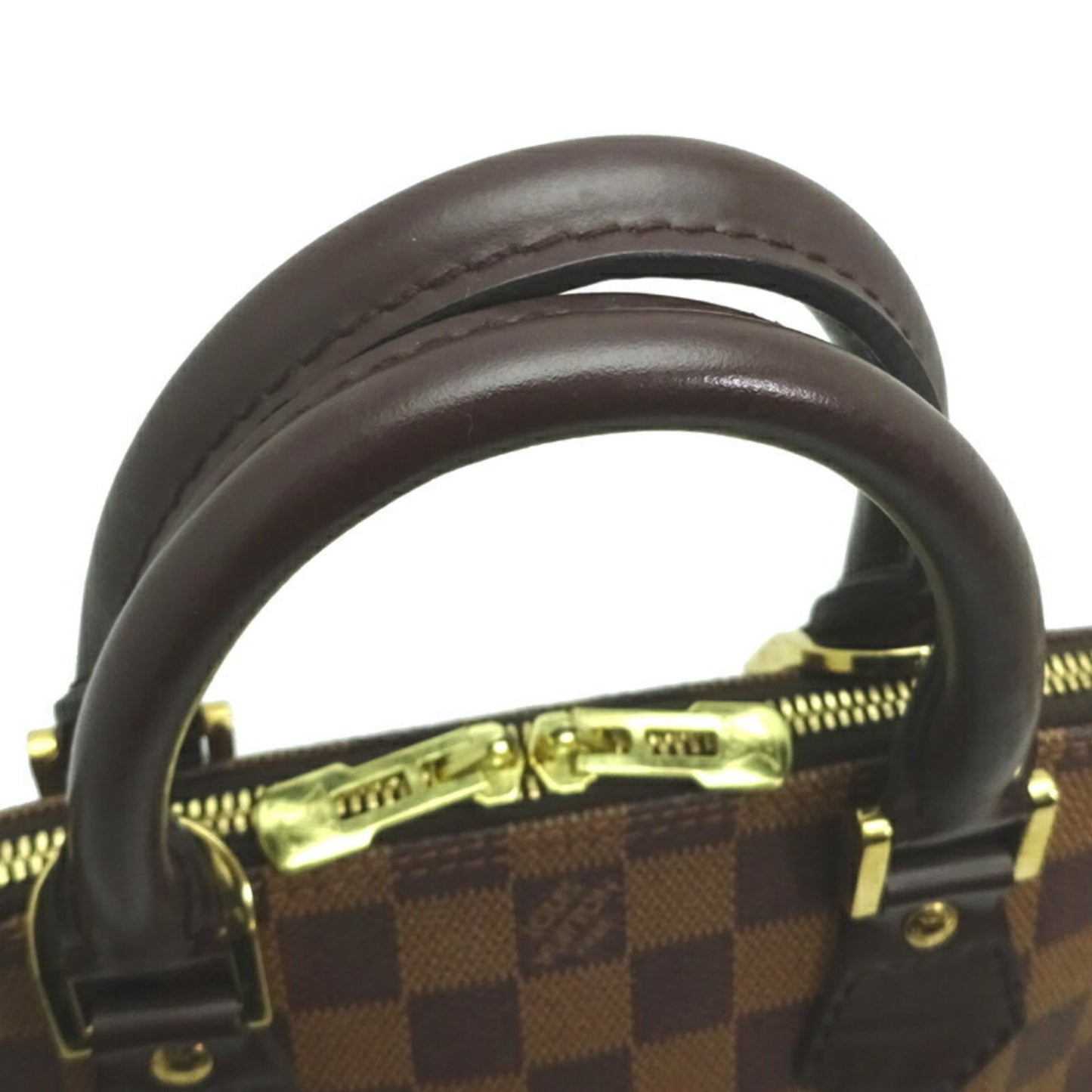 Louis Vuitton Alma Brown Canvas Hand Bag