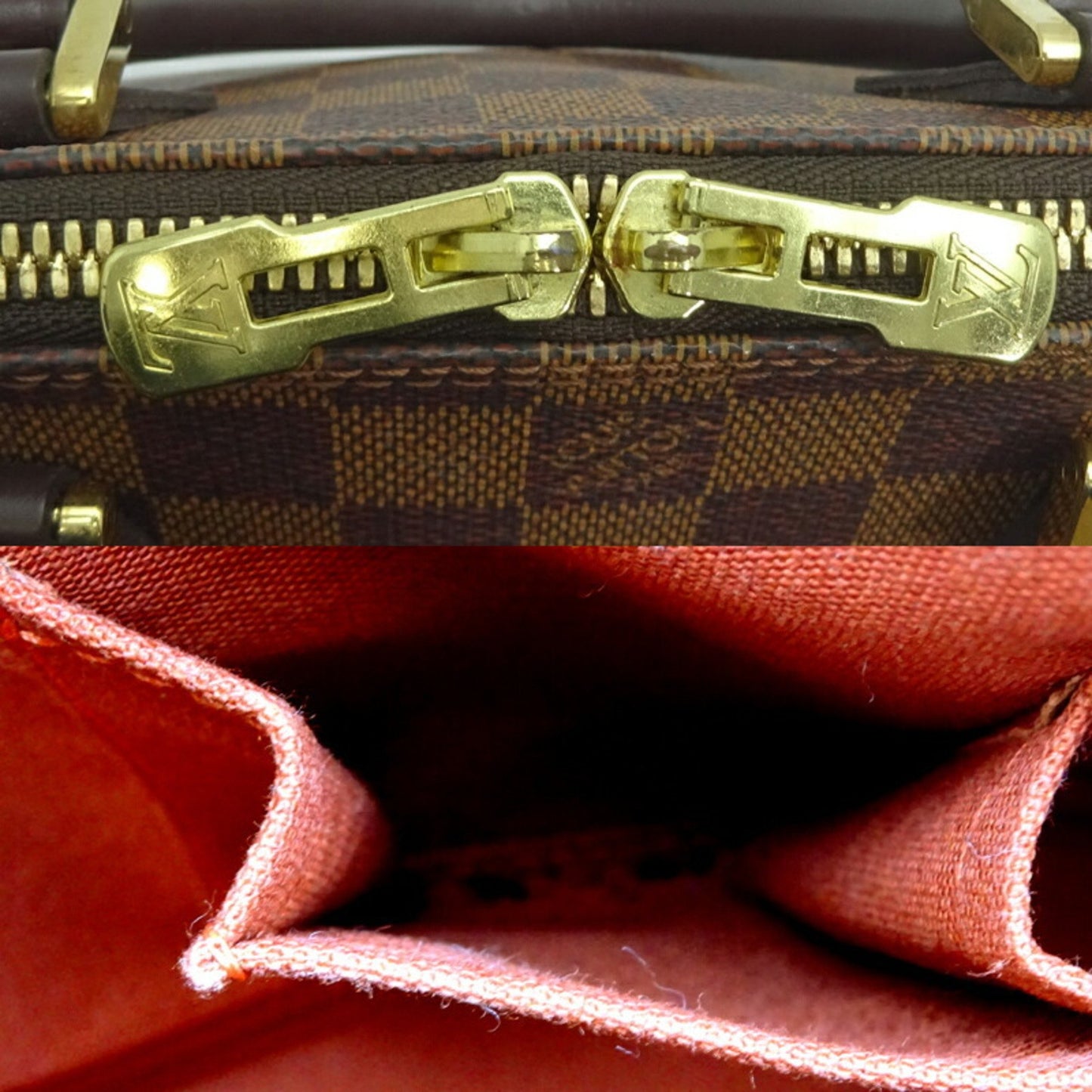 Louis Vuitton Alma Brown Canvas Hand Bag