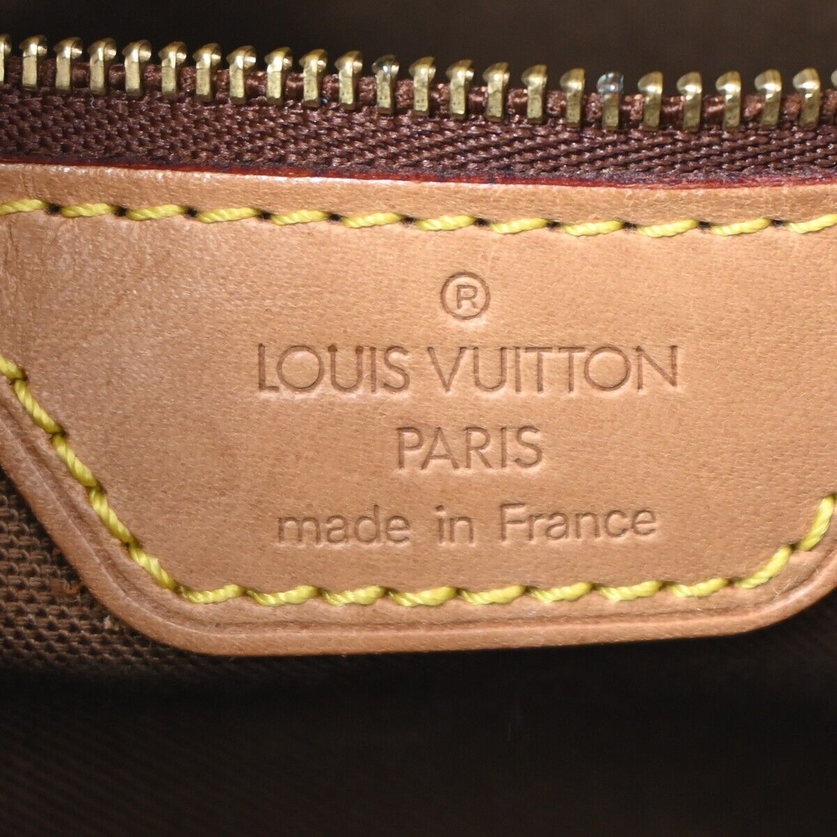 Louis Vuitton Cabas Piano Brown Canvas Tote Bag