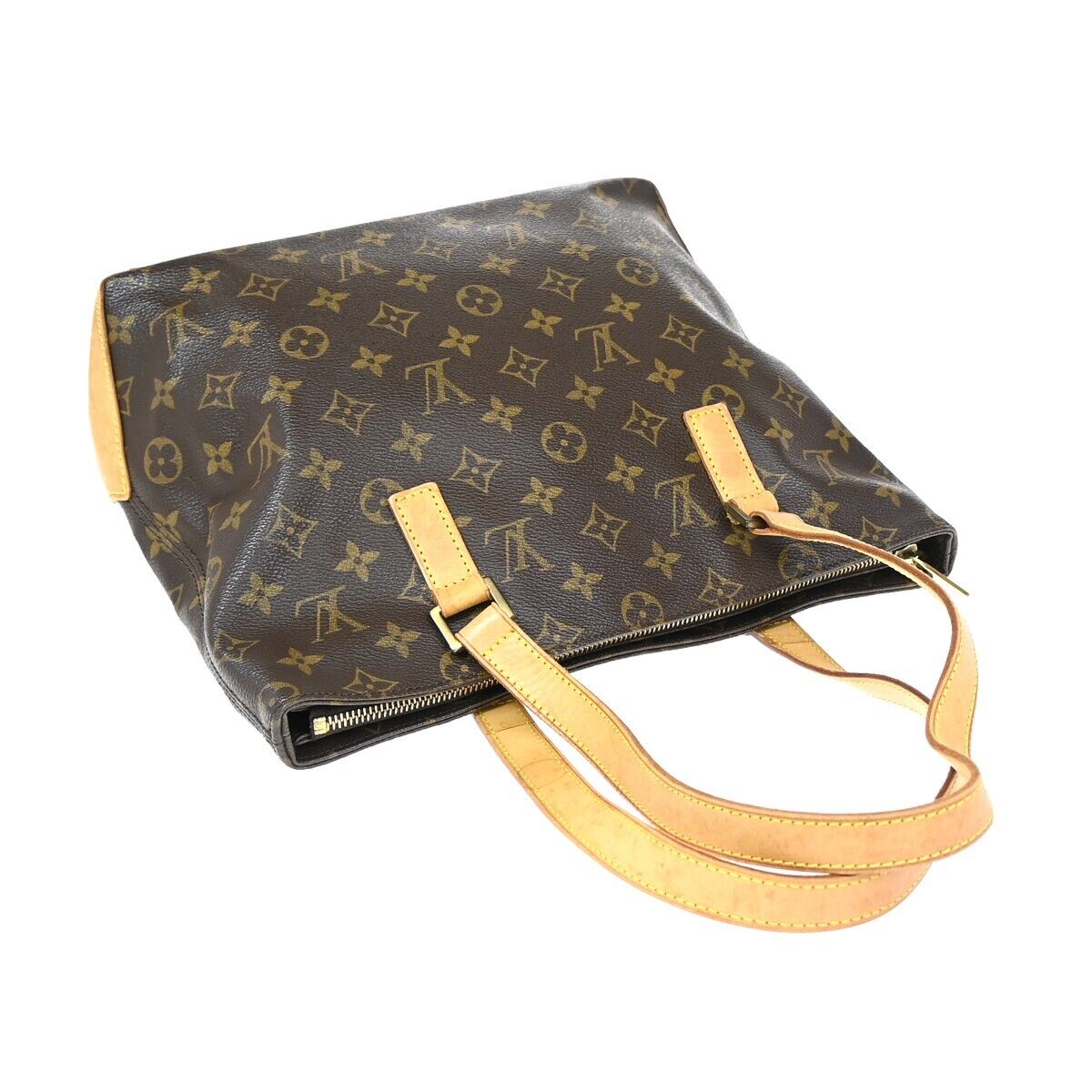 Louis Vuitton Cabas Piano Brown Canvas Tote Bag