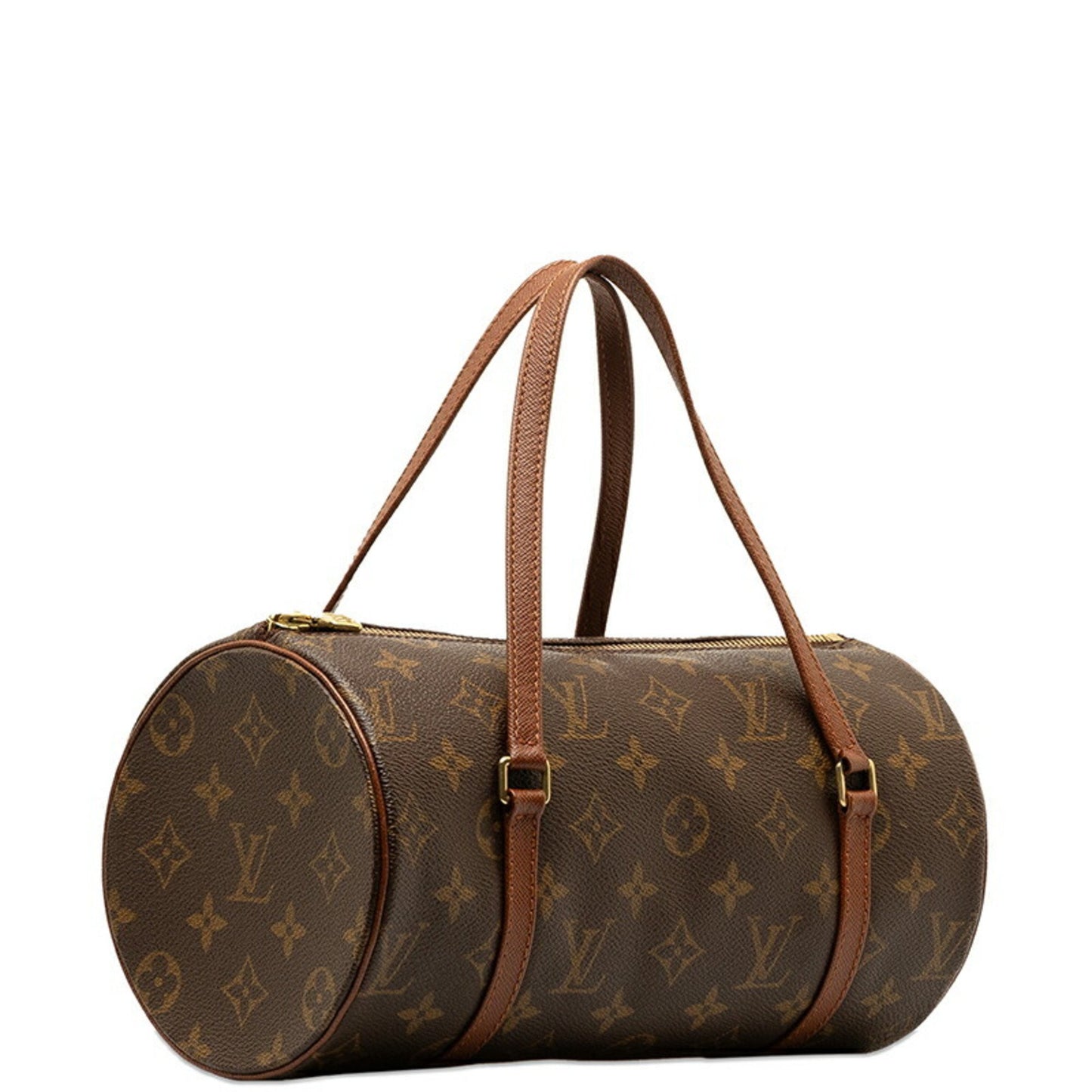 Louis Vuitton Papillon 26 Brown Canvas Shoulder Bag