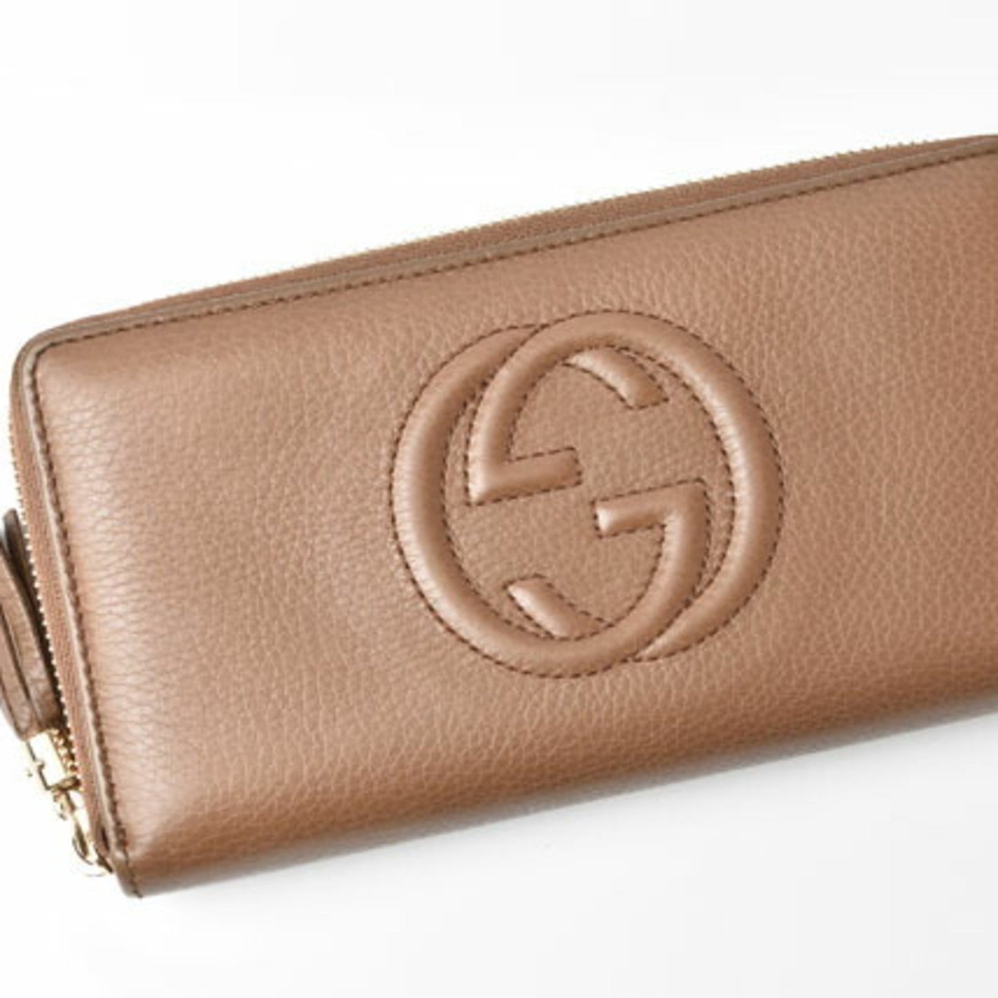 Gucci Soho Brown Leather Wallet Accessories