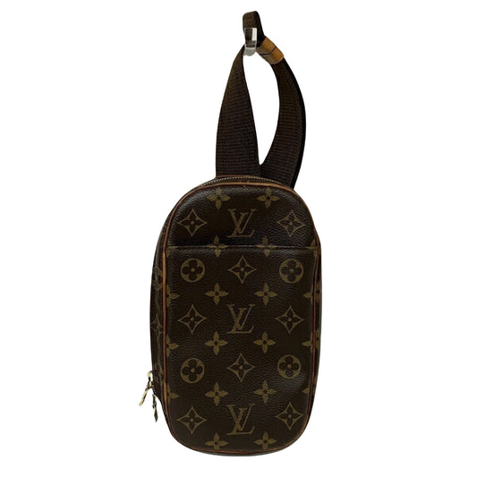 Louis Vuitton Pochette gange Brown Canvas Shoulder Bag