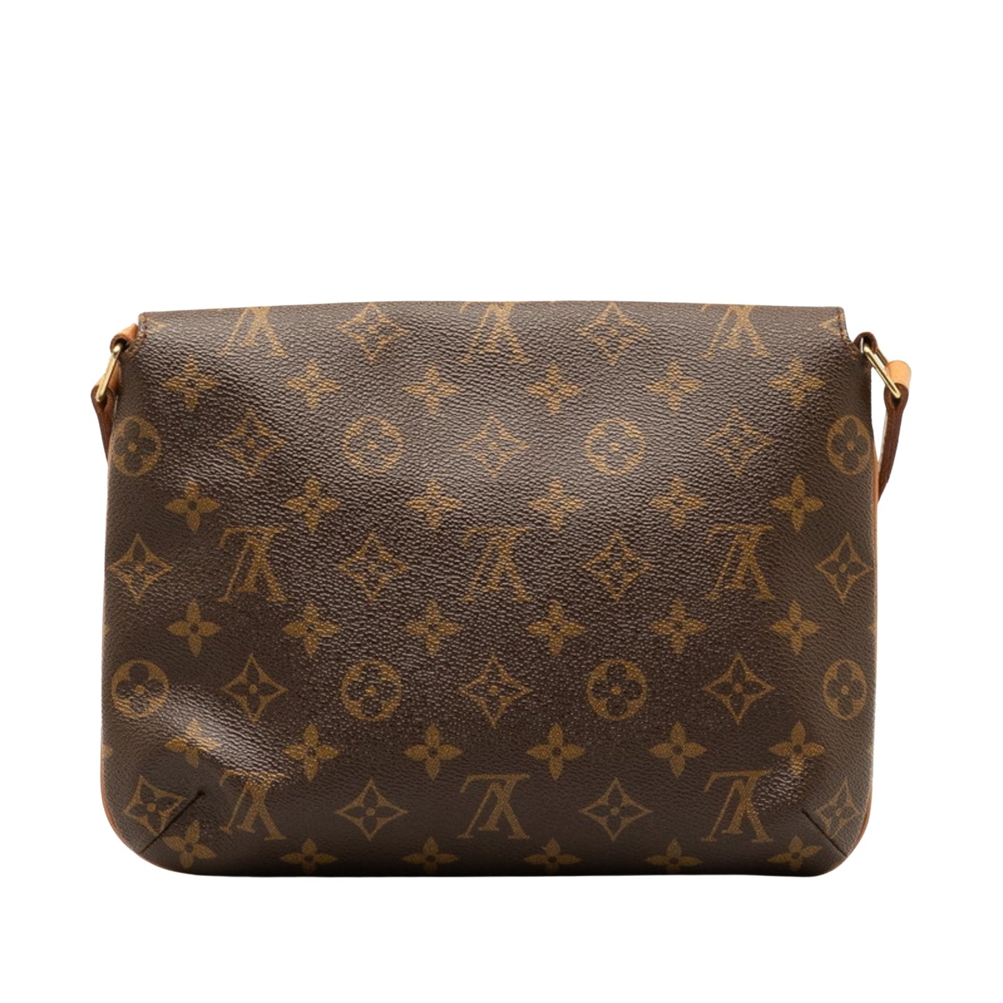 Louis Vuitton Musette Tango Brown Canvas Shoulder Bag