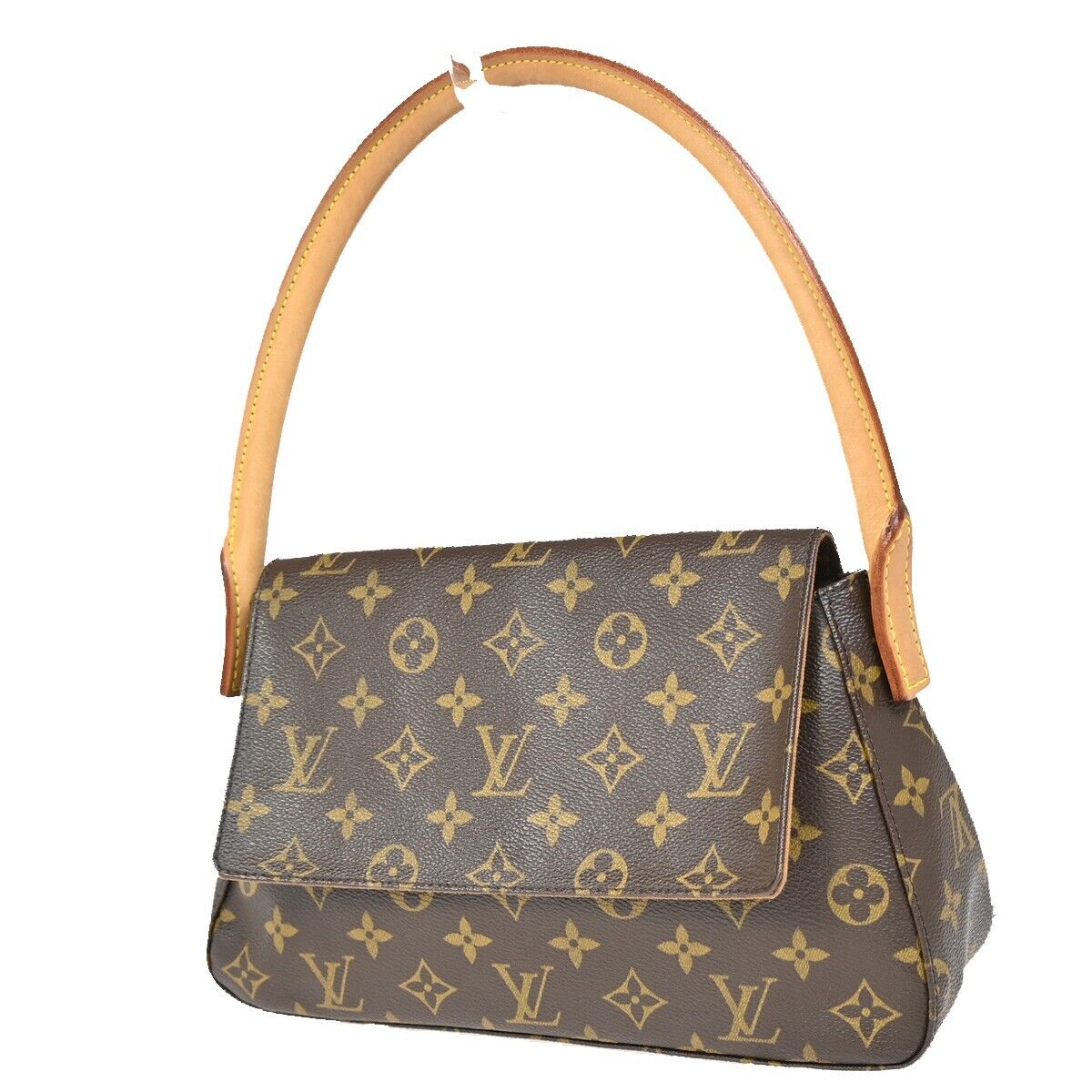 Louis Vuitton Mini looping Brown Canvas Hand Bag