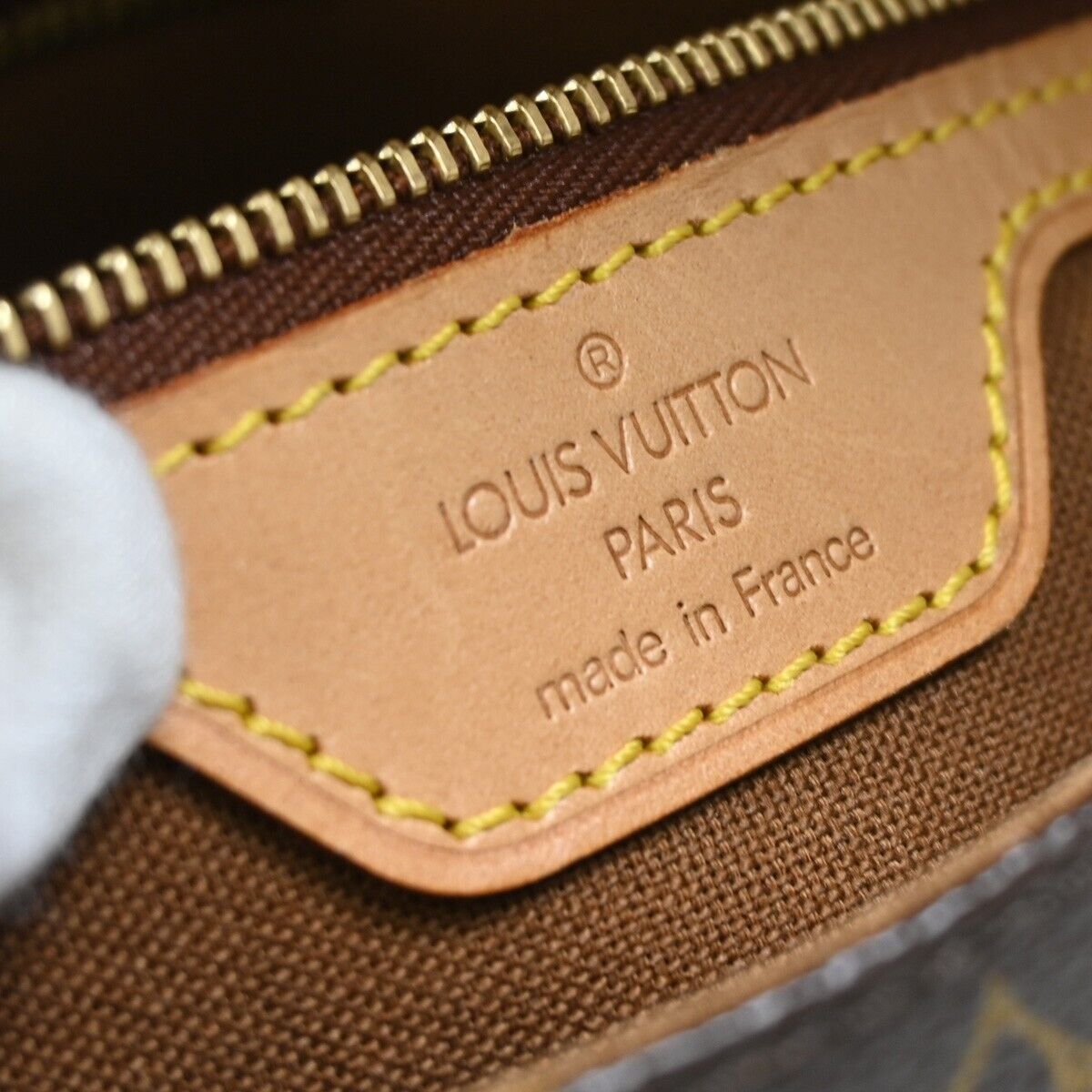 Louis Vuitton Mini looping Brown Canvas Hand Bag