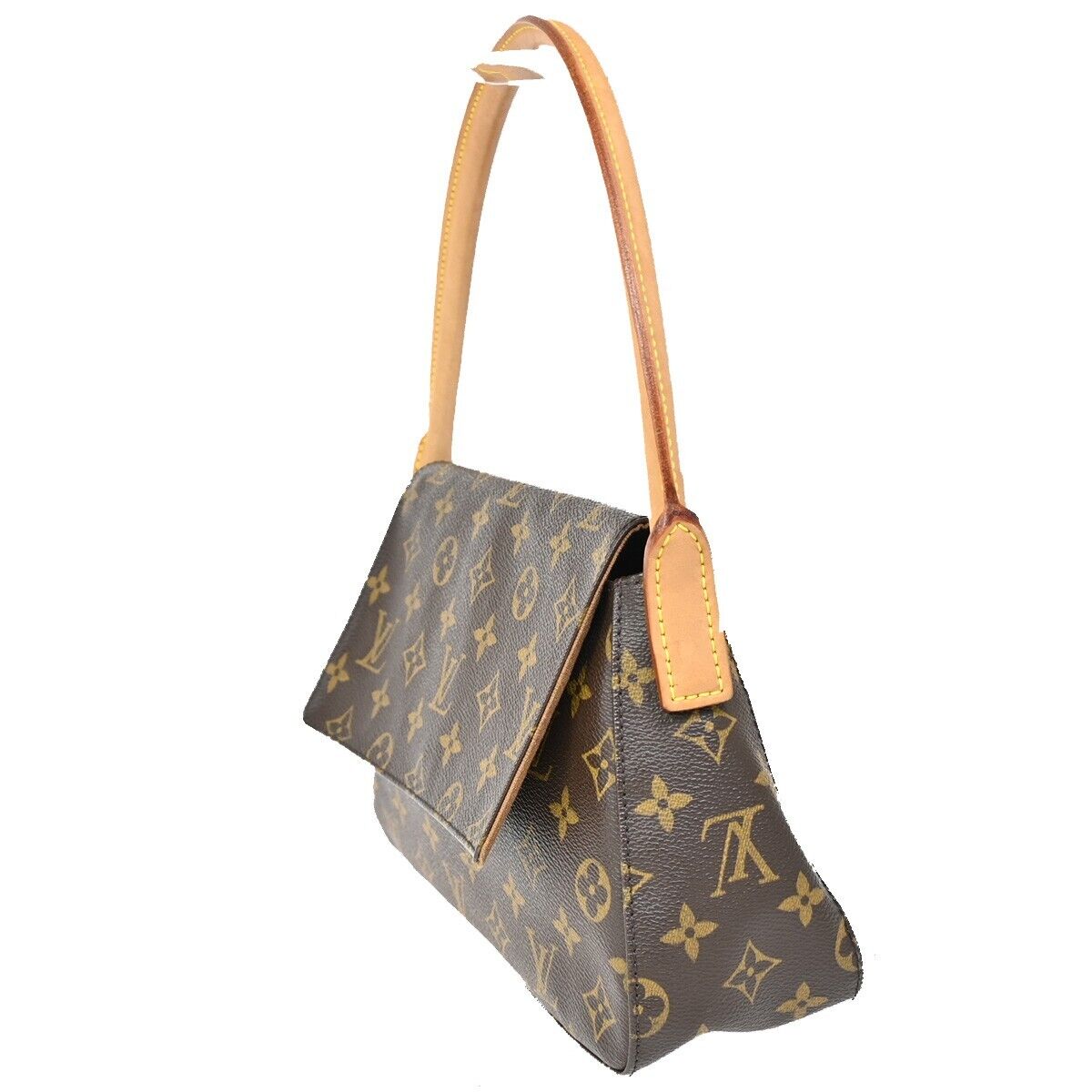 Louis Vuitton Mini looping Brown Canvas Hand Bag