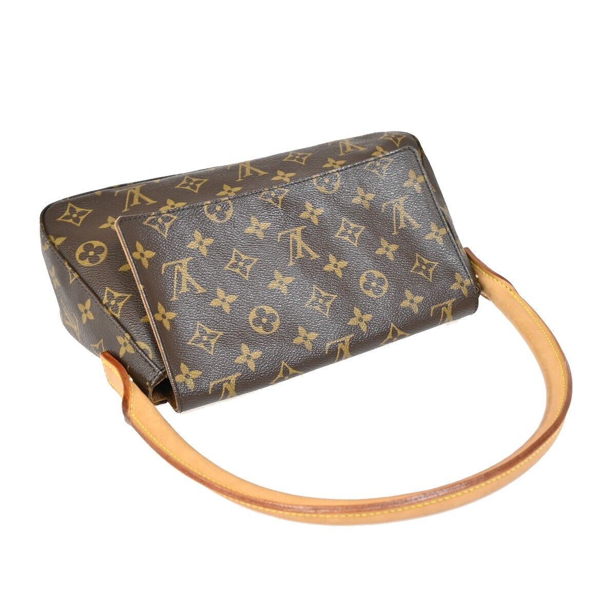 Louis Vuitton Mini looping Brown Canvas Hand Bag