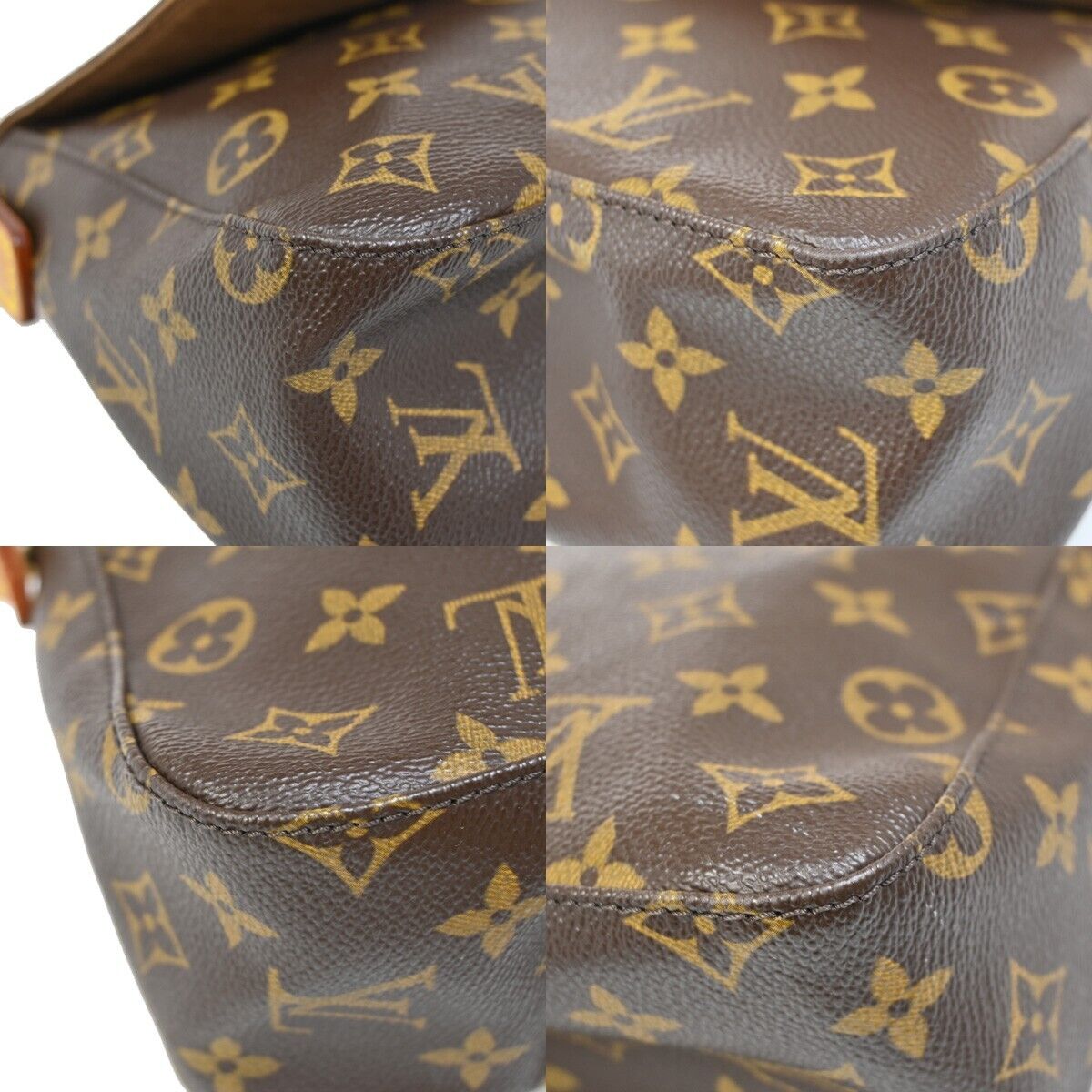 Louis Vuitton Mini looping Brown Canvas Hand Bag