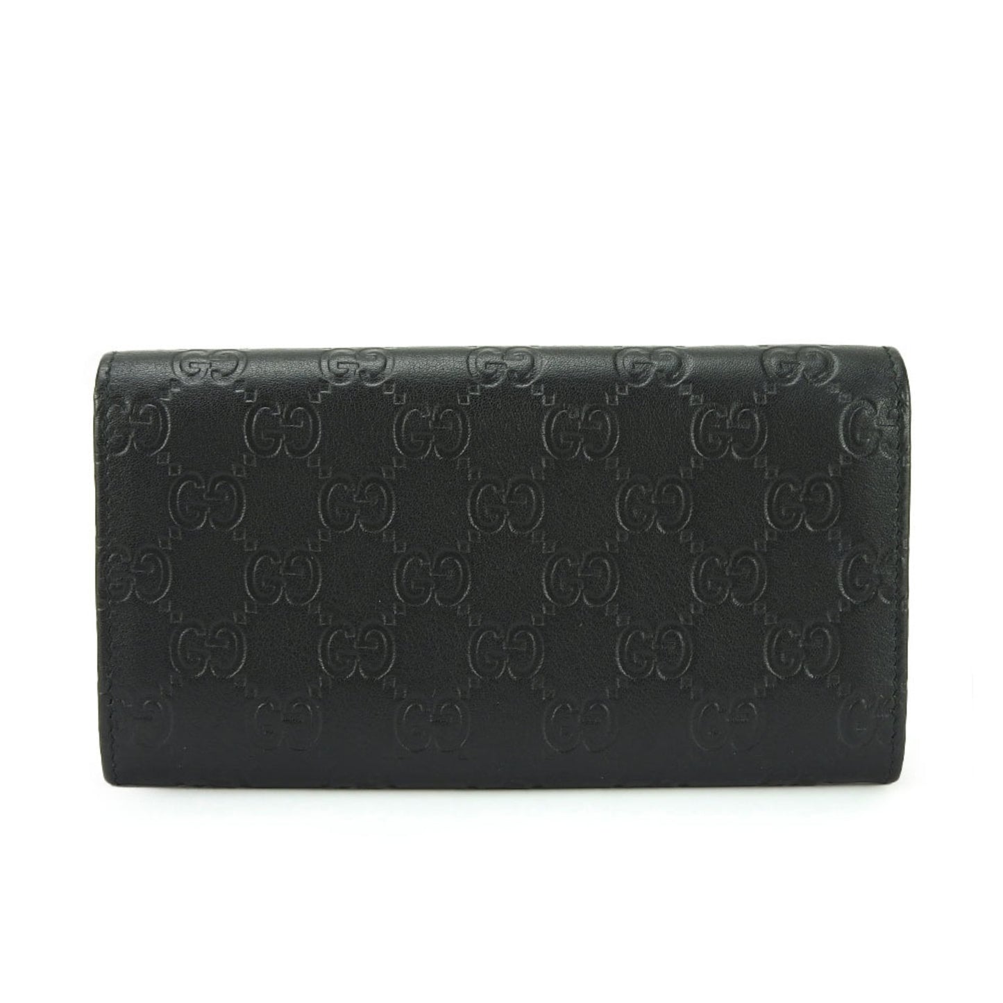 Gucci Guccissima Black Leather Wallet Accessories