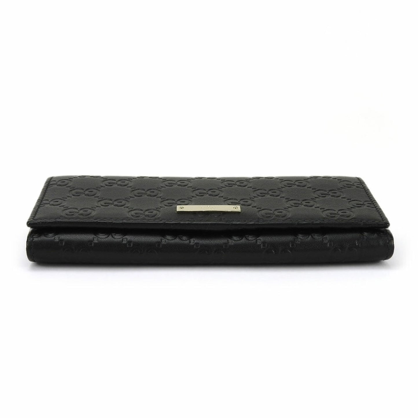 Gucci Guccissima Black Leather Wallet Accessories