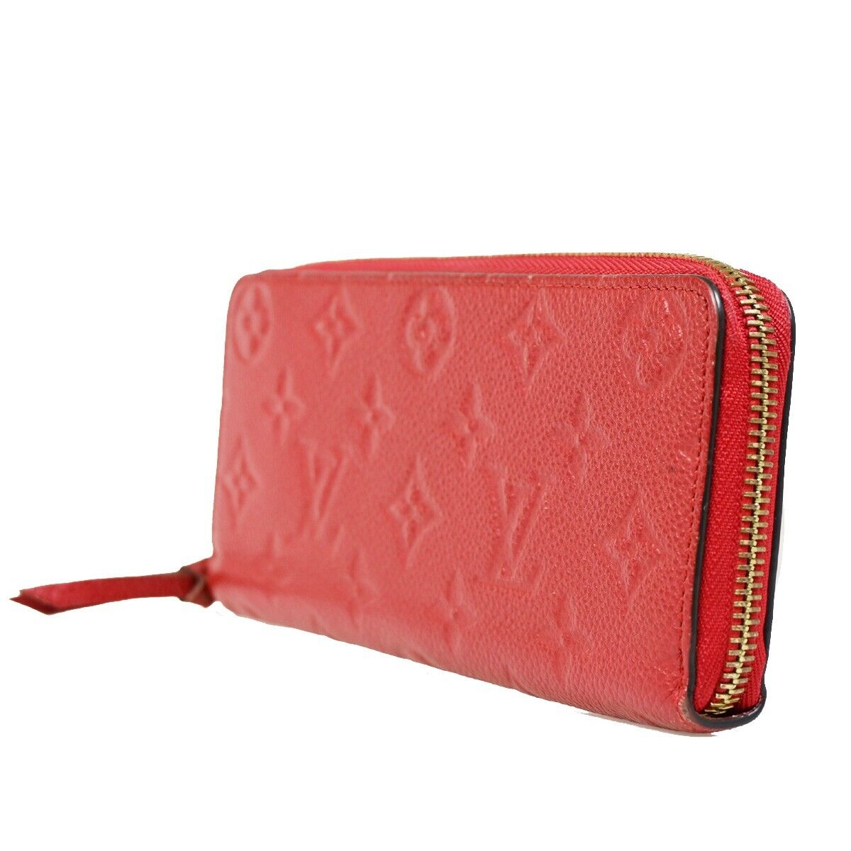 Louis Vuitton Portefeuille Clémence Red Leather Wallet Accessories