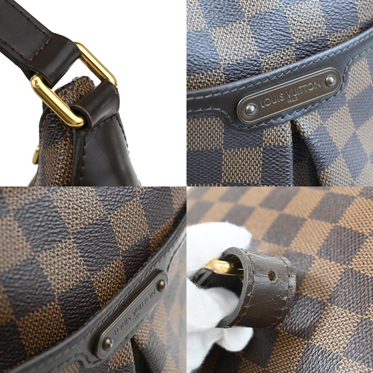 Louis Vuitton Bloomsbury Brown Canvas Shoulder Bag