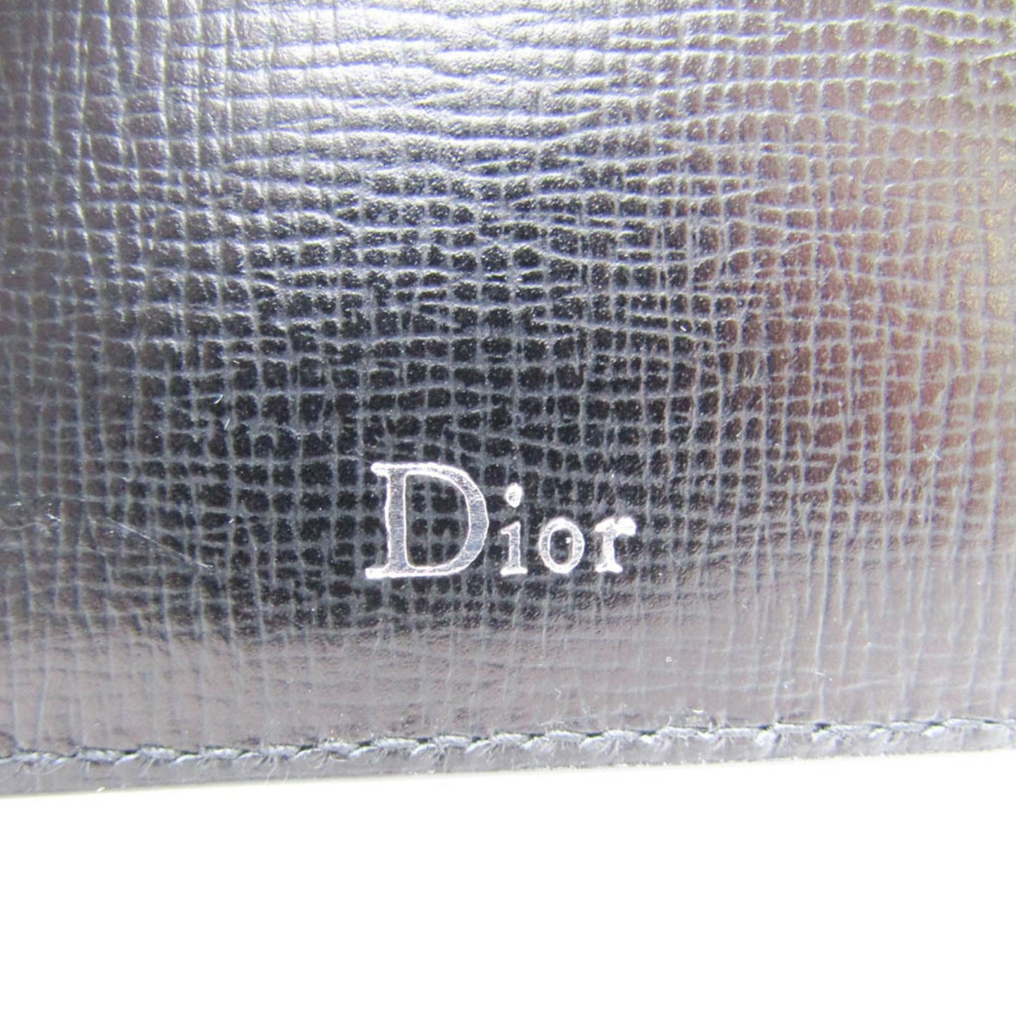 Dior Black Leather Wallet Accessories