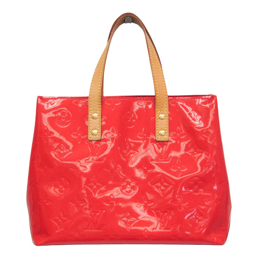 Louis Vuitton Reade Red Patent Leather Hand Bag