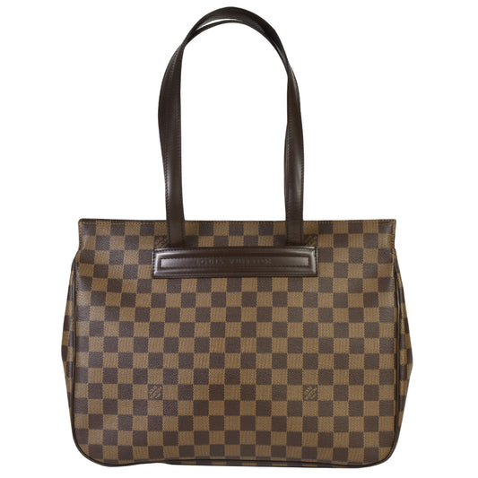 Louis Vuitton Parioli Brown Canvas Shoulder Bag