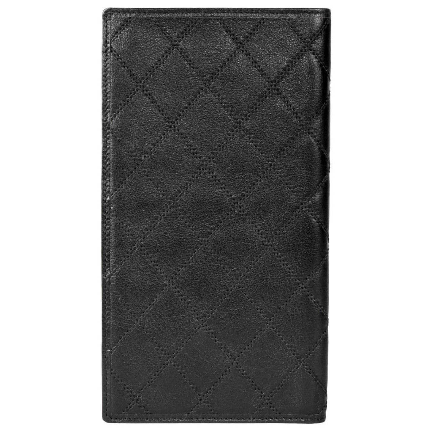 Chanel Matelassé Black Leather Wallet Accessories