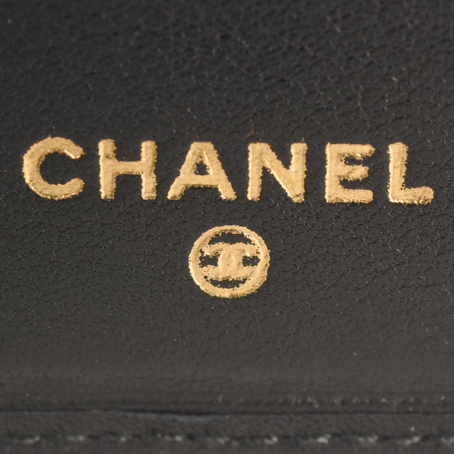 Chanel Matelassé Black Leather Wallet Accessories