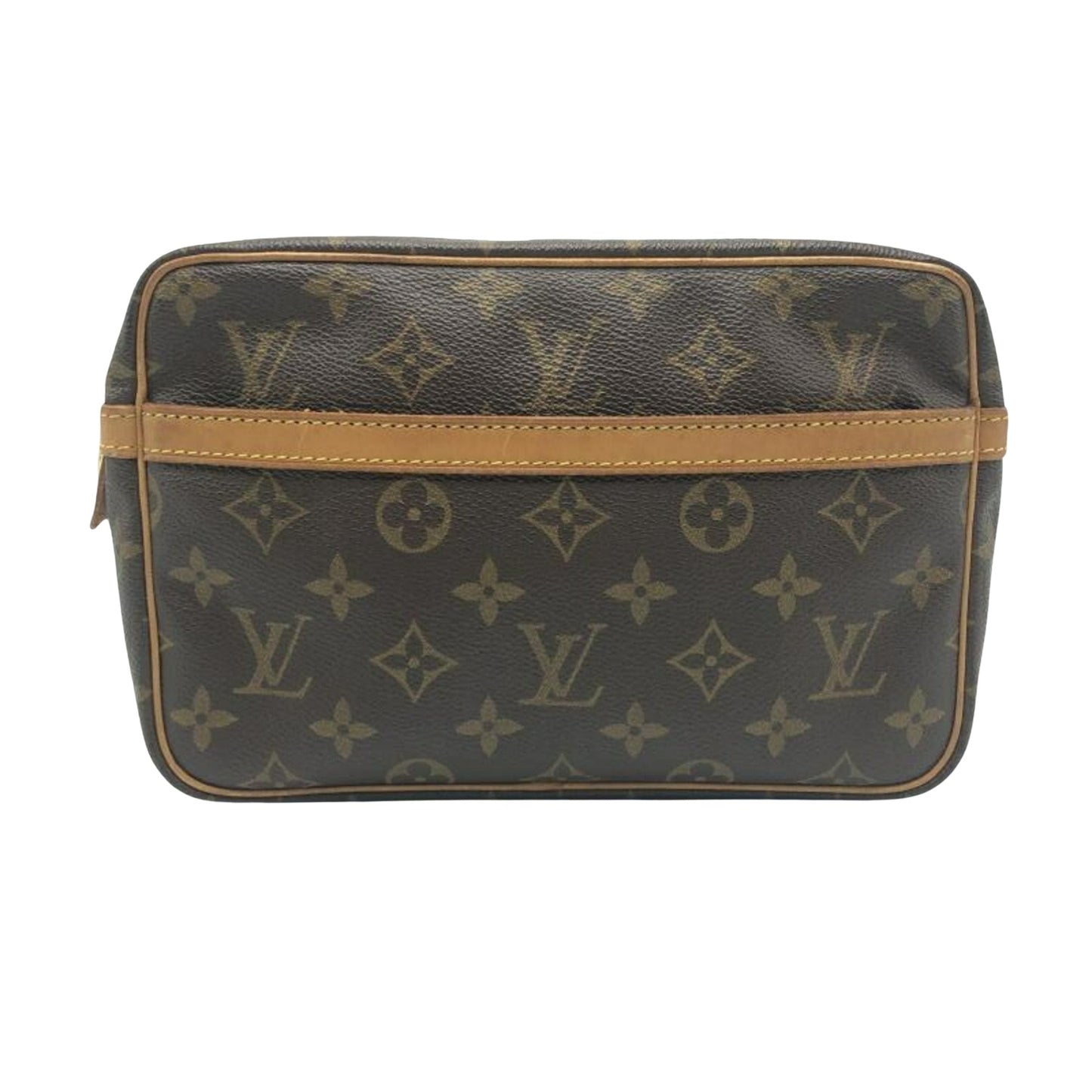 Louis Vuitton Trousse de Toilette Brown Canvas Clutch Bag