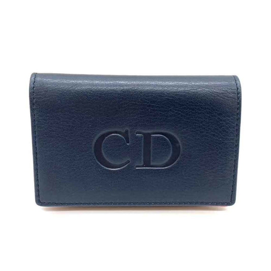 Dior Navy Leather Wallet Accessories