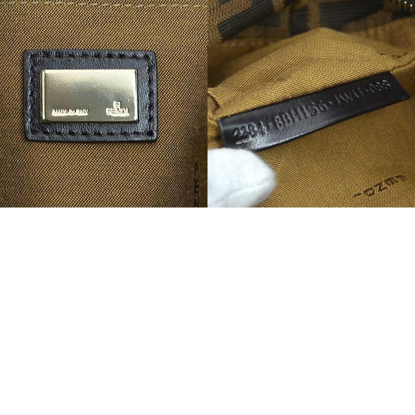 Fendi Zucca Brown Canvas Tote Bag