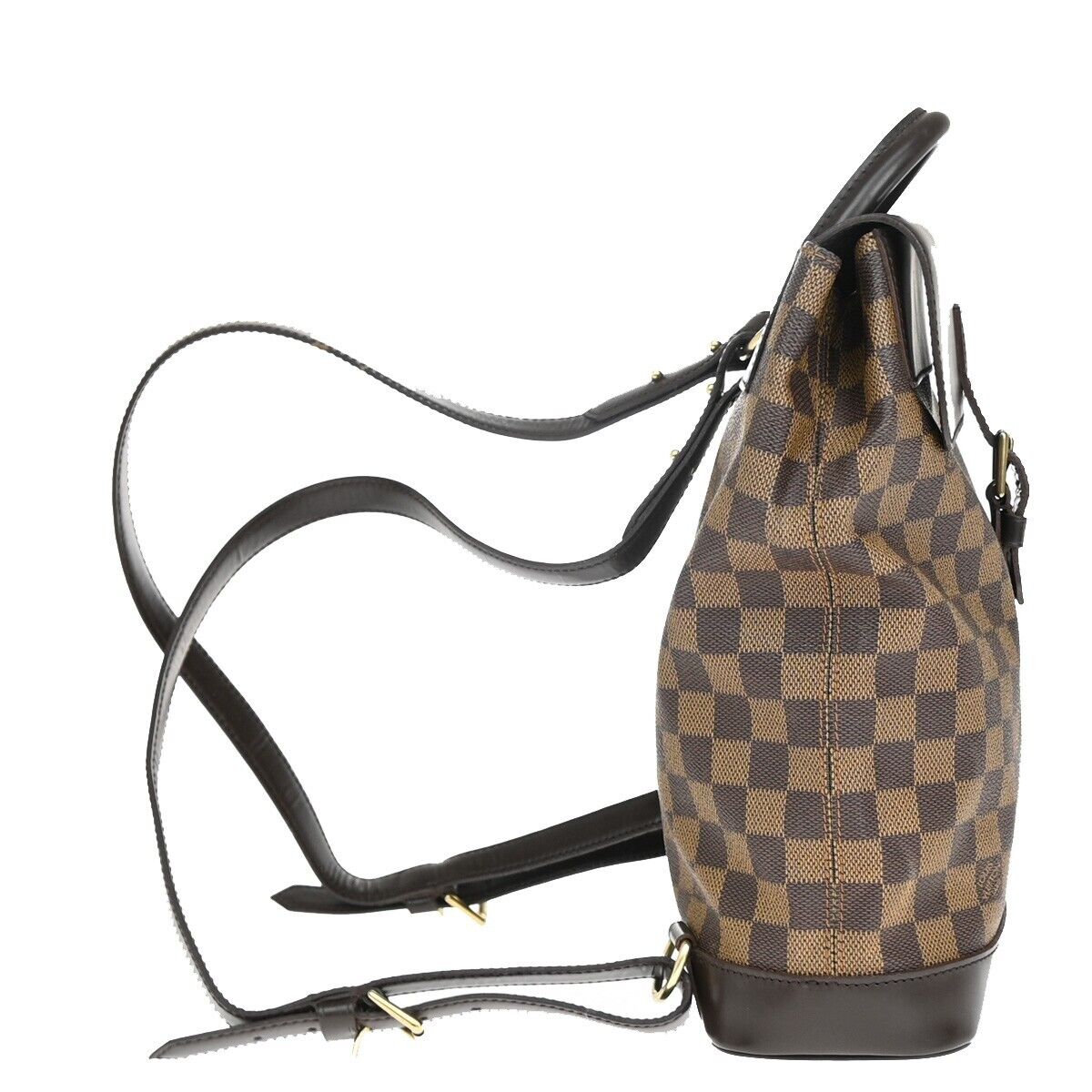 Louis Vuitton Soho Brown Canvas Backpack Bag