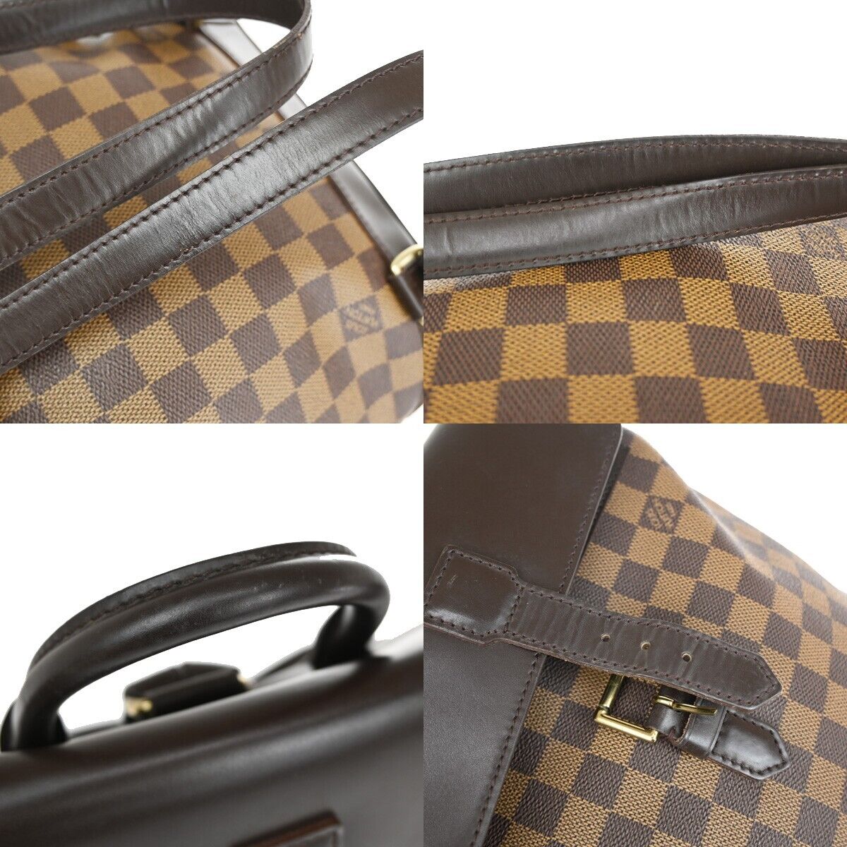 Louis Vuitton Soho Brown Canvas Backpack Bag