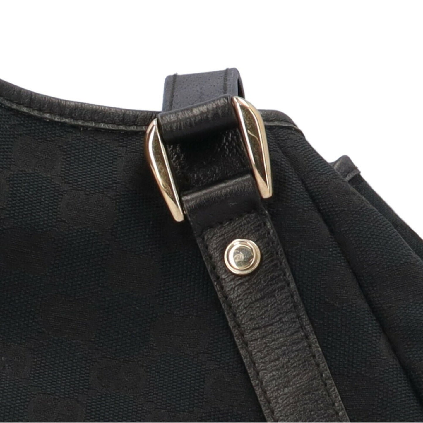 Gucci Abbey Black Canvas Tote Bag