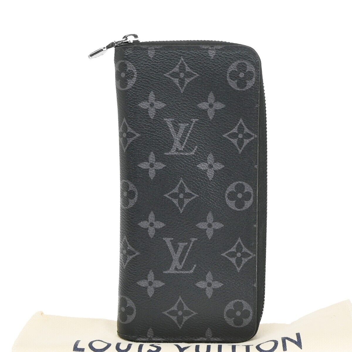 Louis Vuitton Brazza Black Canvas Wallet Accessories