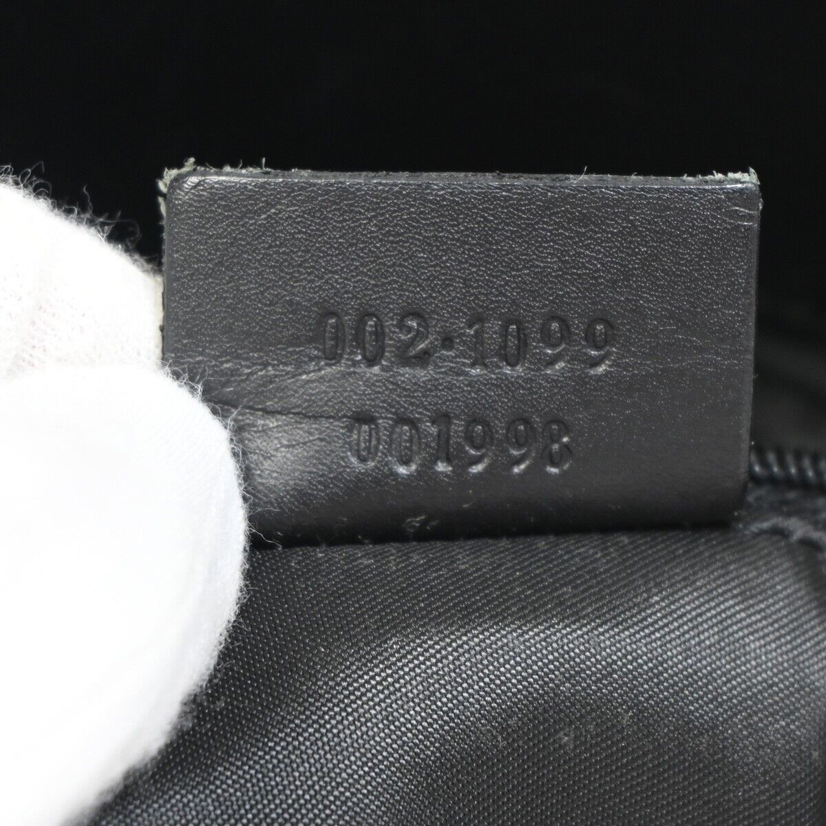 Gucci Black Canvas Tote Bag