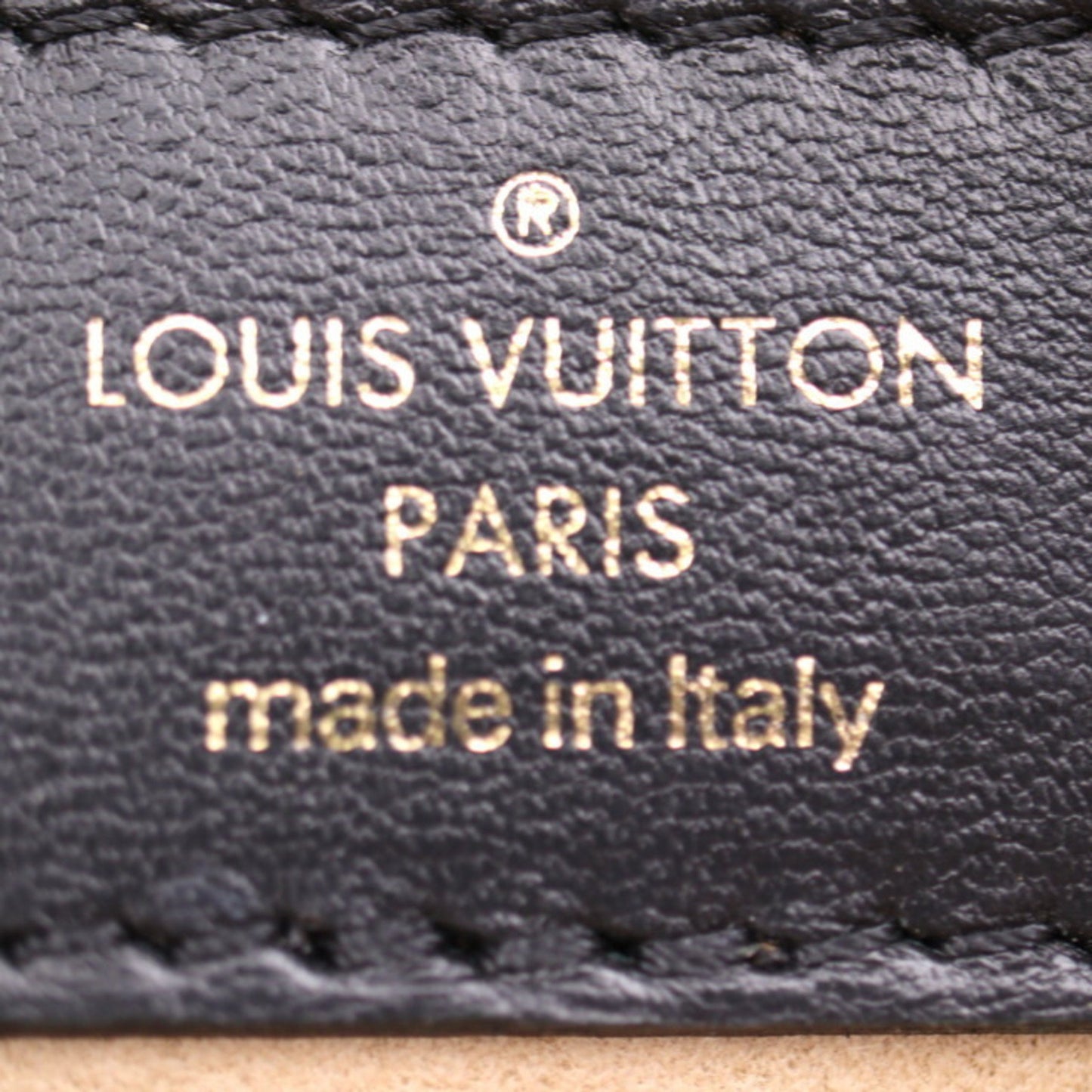 Louis Vuitton Troca Black Leather Shoulder Bag