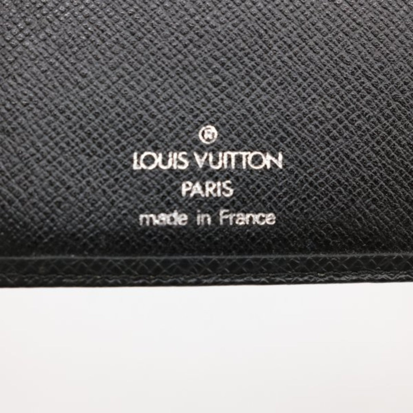 Louis Vuitton Porte carte credit bifold Black Leather Wallet Accessories