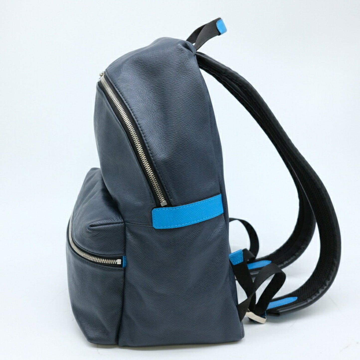 Louis Vuitton Discovery Navy Leather Backpack Bag