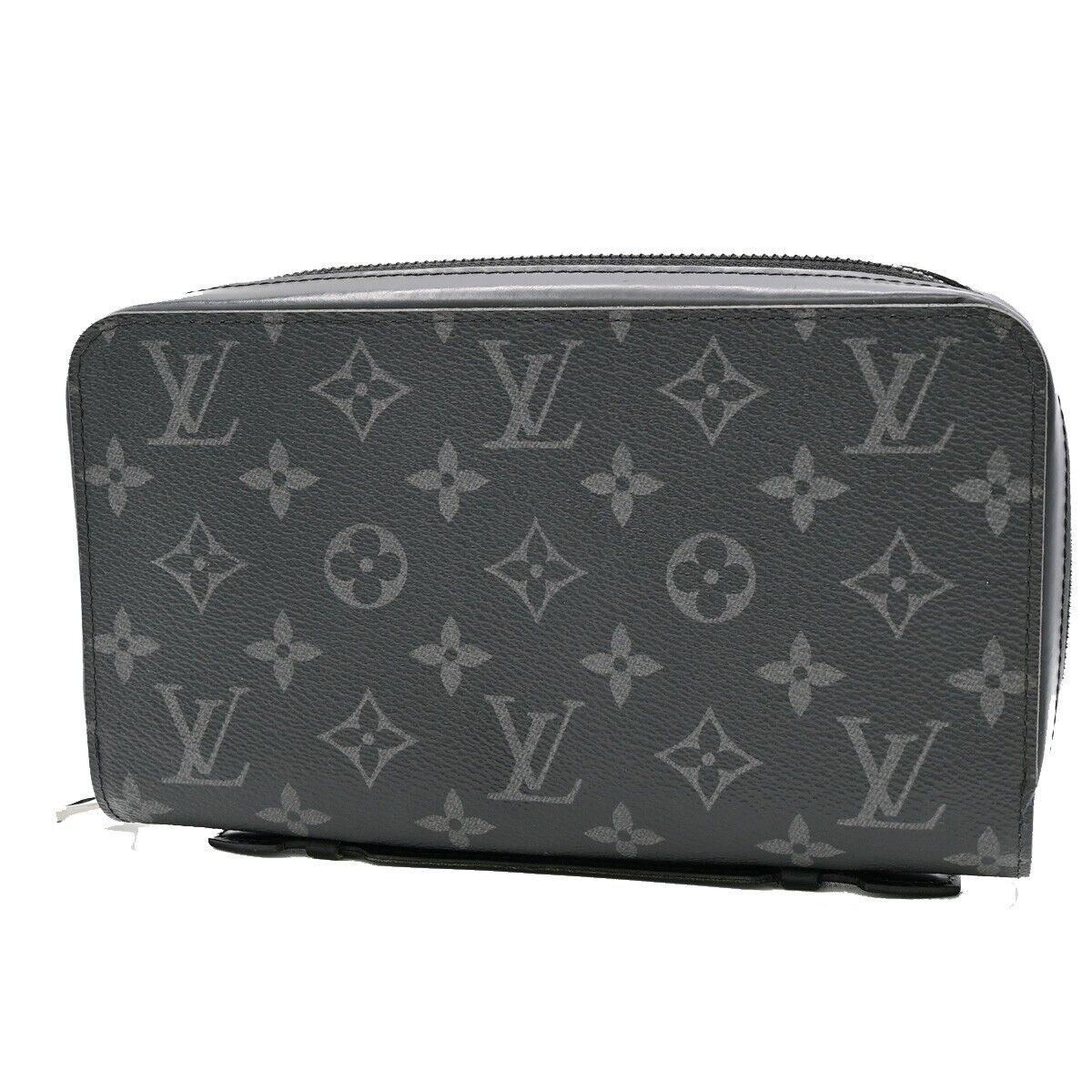 Louis Vuitton Zippy XL Black Canvas Wallet Accessories